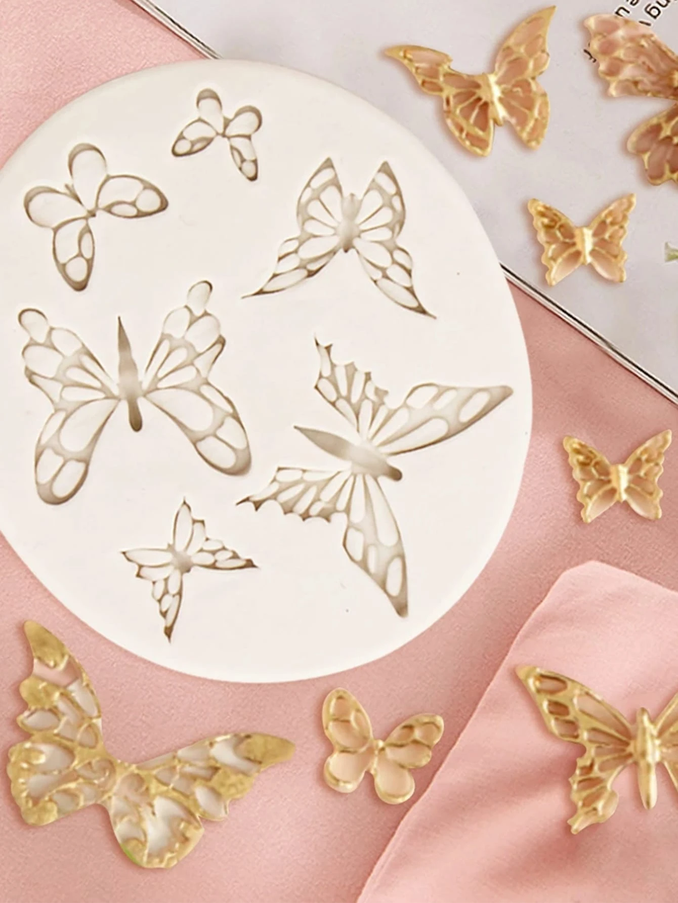 蝶デザイン Diy シリコン型