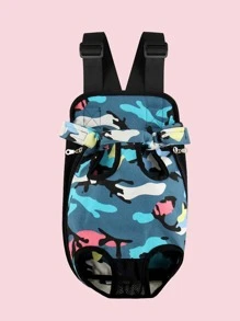 迷彩圖案寵物攜帶包 - 彩色 - 查看 1