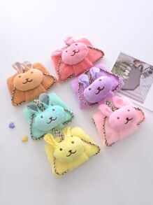 1 Peça Pano de Prato Toalha de Cozinha com Desenho de Coelho Aleatório - Multicolorido - Visão 3