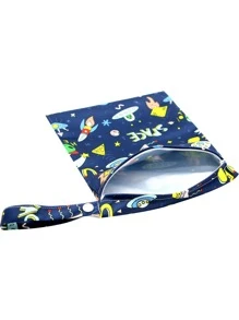 1pc Cartoon Graphic Diaper Bag - Multicolor - View 2