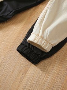 小女童2入組素色前蝴蝶結長褲 - 彩色 - 查看 5