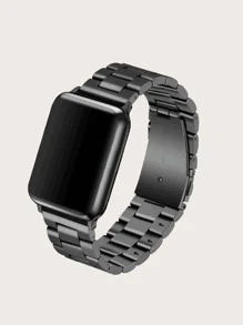 1入組素色不銹鋼Apple Watch錶帶 - 黑色 - 查看 1
