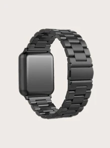 1入組素色不銹鋼Apple Watch錶帶 - 黑色 - 查看 2