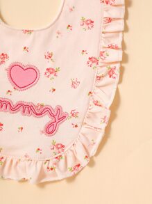 2pcs Baby Slogan Graphic Bib Set - Multicolor - View 7