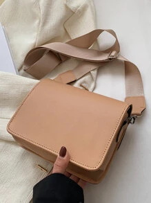 Waterproof,Lightweight,Business Casual Mini Minimalist Flap Square Bag For Teen Girls Women College Students,Rookies & White-collar Workers Perfect for Office,College,Work ,Business,Commute - Khaki - View 4