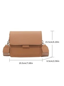 Waterproof,Lightweight,Business Casual Mini Minimalist Flap Square Bag For Teen Girls Women College Students,Rookies & White-collar Workers Perfect for Office,College,Work ,Business,Commute - Khaki - View 5