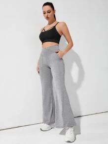 Breathable Softness Sports Pants - Light Grey - View 3