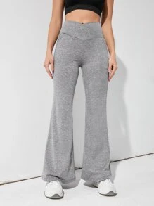 Breathable Softness Sports Pants - Light Grey - View 4