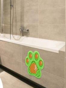 1pc Paw có hình dạng màu sắc ngẫu nhiên cho thú cưng Licking Pad - Nhiều màu - Xem 3