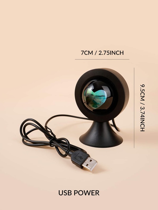 SHEIN BASIC LIVING LED Heart Sunset Projection Light SHEIN USA