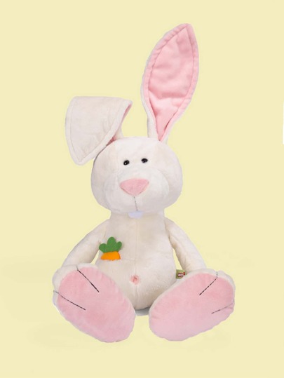 Oveja de zanahoria de bolsillo que acompaña el juguete para dormir para mascotas (juguete complementario cómodo, juguete que no muerde)