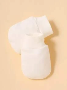 3pairs Baby Solid Gloves