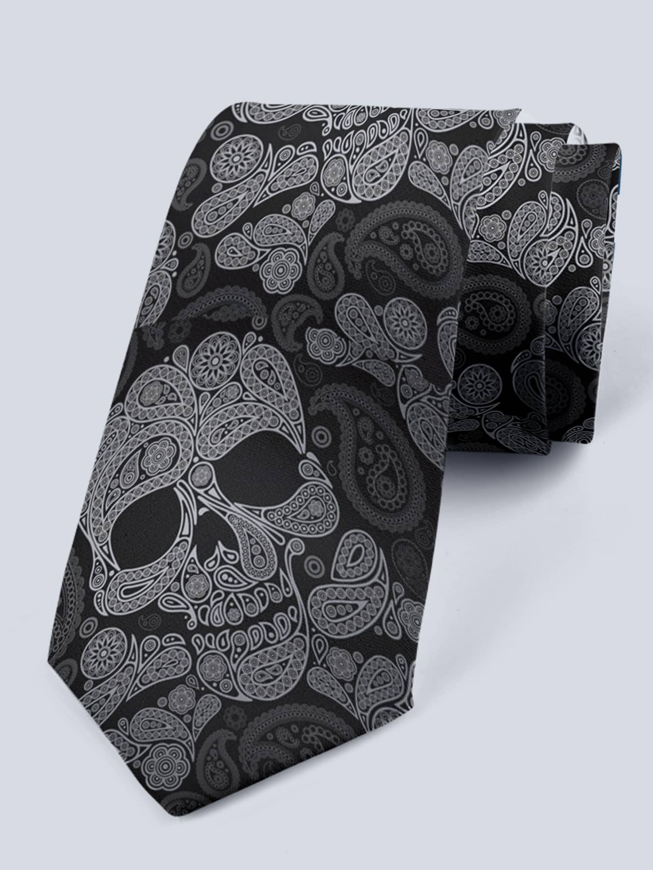 Men Paisley Print Tie - Multicolor - View 1
