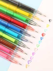 6 piezas Bolígrafo al azar de plástico