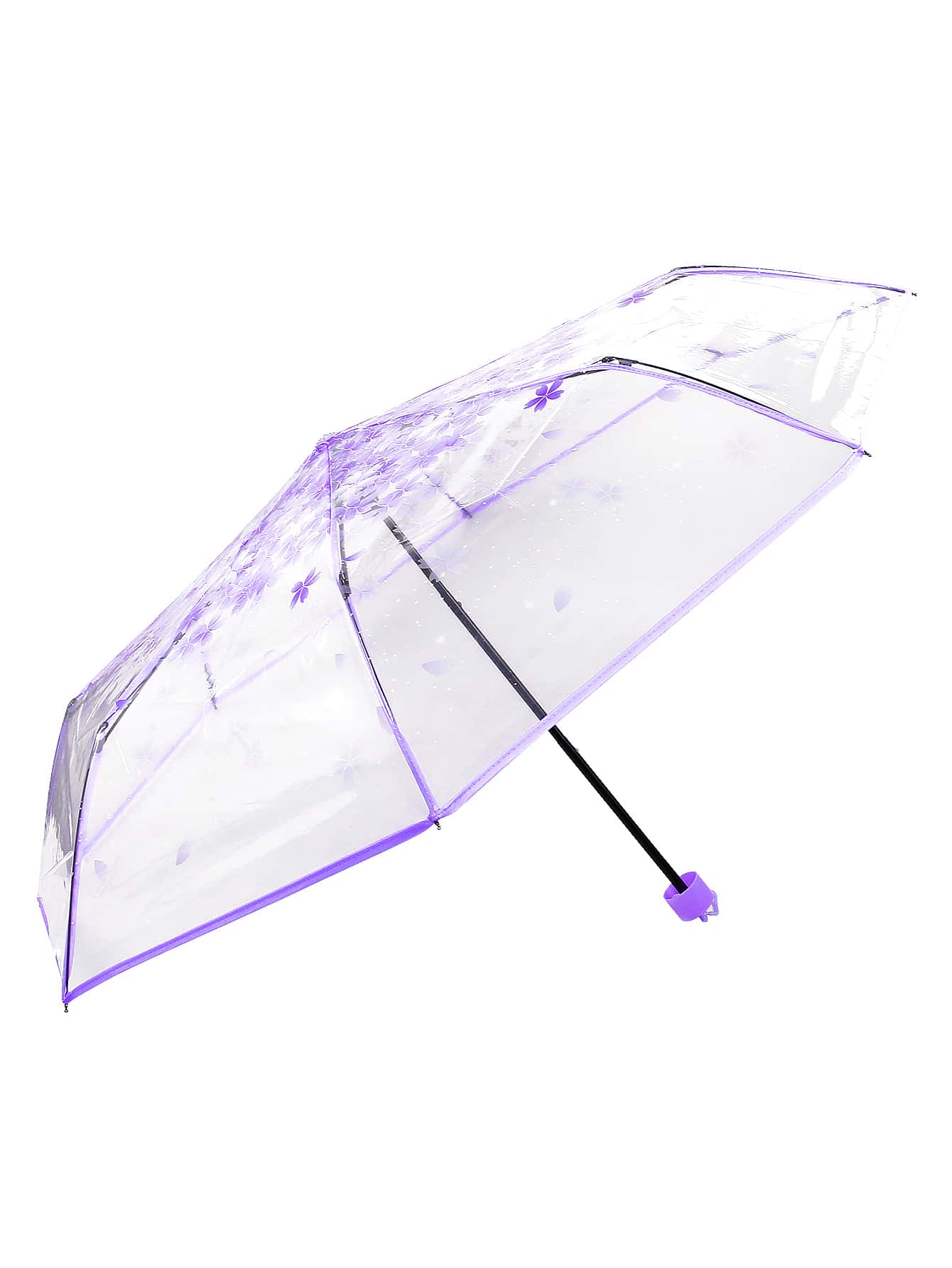 1 chiếc ô họa tiết hoa, phụ kiện mùa xuân hè, quà tặng cho phù dâu, trang trí phòng ngủ, trang trí nhà cửa, bãi biển, du lịch, dành cho nam, dành cho nữ, kỳ nghỉ biển, mùa hè, kỳ nghỉ, ngày lễ, đồ dùng cần thiết khi đi chơi, đồ dùng gia đình - Màu tím - Xem 1