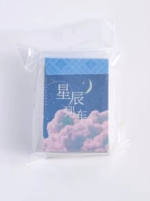 100pcs Scenery Pattern Random Sticker - Multicolor - View 2
