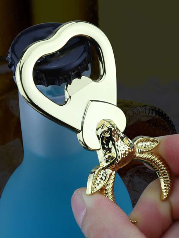 1 pieza Abridor de cerveza con diseño de vaca