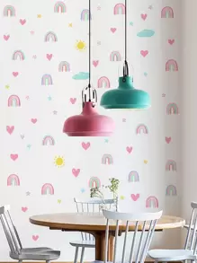 1 bộ miếng dán tường trang trí phòng sáng tạo cho phòng trẻ em, miếng dán, miếng dán tường, miếng dán vinyl để trang trí nhà cửa, vật dụng trang trí mùa xuân làm mới ngôi nhà của bạn, miếng dán trang trí Rama quà tặng sinh nhật tốt nghiệp - Nhiều màu - Xem 4