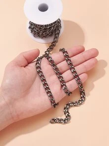 1roll DIY dây chuyền 3m - màu đen - Xem 2