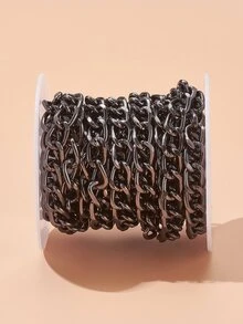 1roll DIY dây chuyền 3m - màu đen - Xem 5