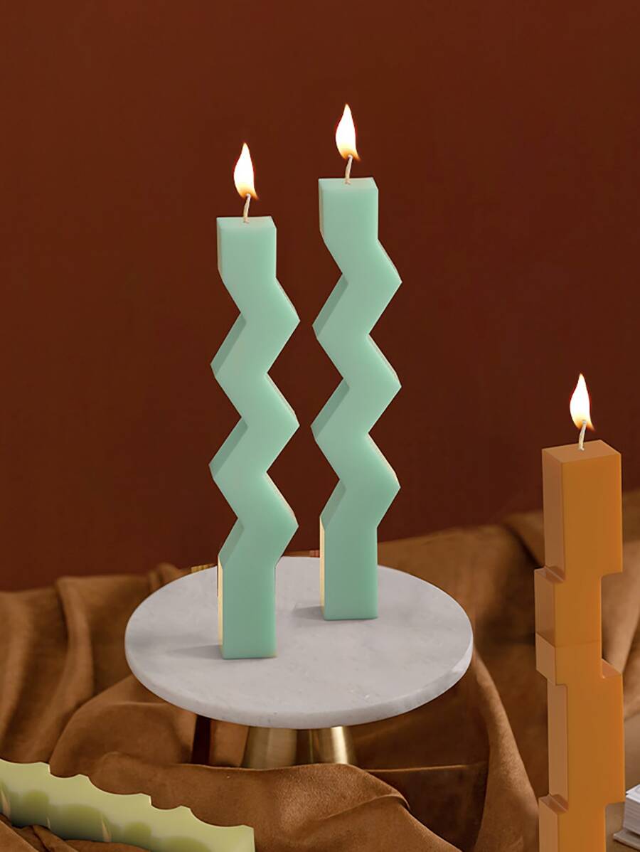 Khuôn silicon 1 cái nến DIY - trắng - Xem 1