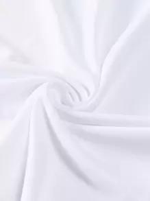 Manfinity Homme Męskie Tshirty & Kamizelki Prosty Basics - Biały - Zobacz 3