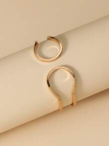 镂空手链 - 金黃色 - 查看 2