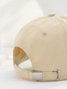 Men Mountain & Letter Graphic Baseball Cap - Beige - View 3