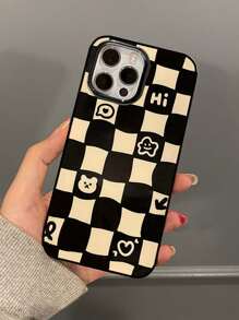Checkered Pattern Phone Case - Multicolor - View 3