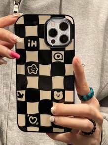 Checkered Pattern Phone Case - Multicolor - View 4