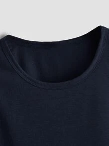 SHEIN Cậu bé Tween 3pcs Chất rắn Áo ba lỗ - Nhiều màu - Xem 7
