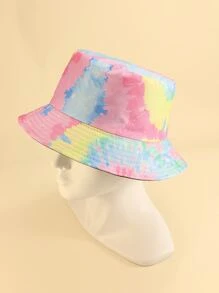 Tie Dye Bucket Hat - Multicolor - View 1