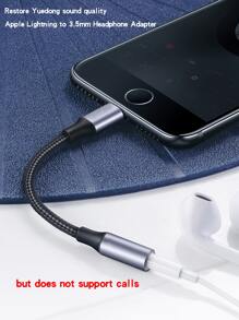 數據線轉換頭適用於iPhone - 黑色 - 查看 3