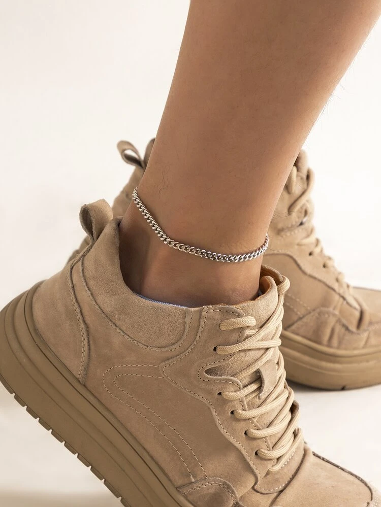 Men Minimalist Chain Anklet