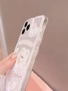 Ốp điện thoại họa tiết gấu hoạt hình tương thích với iPhone 15/15Pro/15Plus/15Promax - Nhiều màu - Xem 2