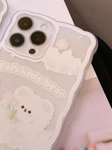 Ốp điện thoại họa tiết gấu hoạt hình tương thích với iPhone 15/15Pro/15Plus/15Promax - Nhiều màu - Xem 5