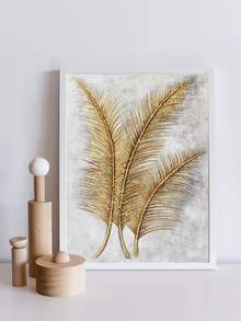 熱帶圖案無框畫 - 彩色 - 查看 2