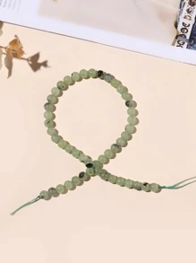 Phụ kiện trang sức tự làm 1strand Bead - màu xanh lá - Xem 1