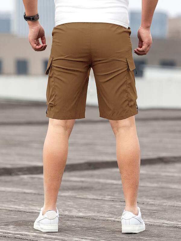 Manfinity Homme Men Drawstring Cargo Shorts SHEIN UK