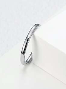 MONALLY Vòng rắn tối giản Phong cách đơn giản - Bạc - Xem 2