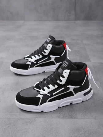 Chaussures de sport décontractées haute anti-dérapantes et durables pour homme, chaussures de skate pour homme