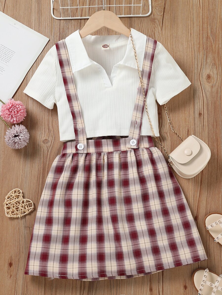 Bộ hai mảnh Gái Nút Sọc ca rô Sẵn sàng - Nhiều màu - Xem 1