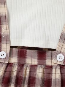 Bộ hai mảnh Gái Nút Sọc ca rô Sẵn sàng - Nhiều màu - Xem 7