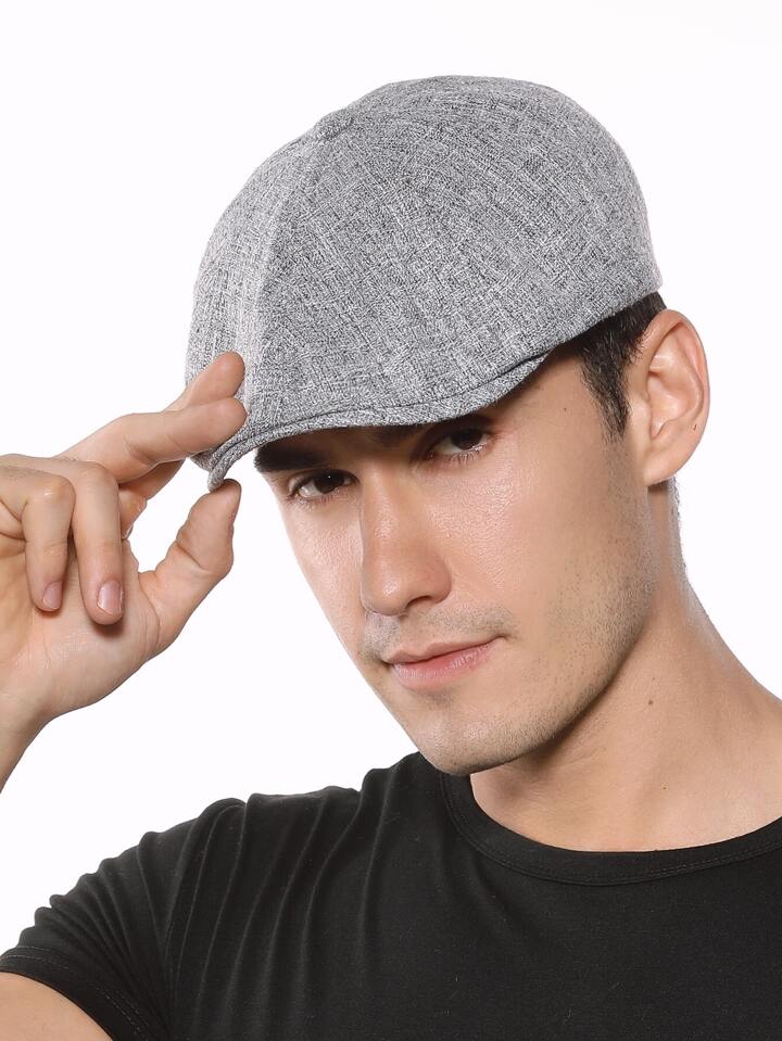 Men Simple Flat Cap SHEIN Singapore