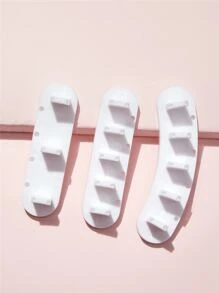 3入組指甲展示和10入組假指甲 - 白色 - 查看 2