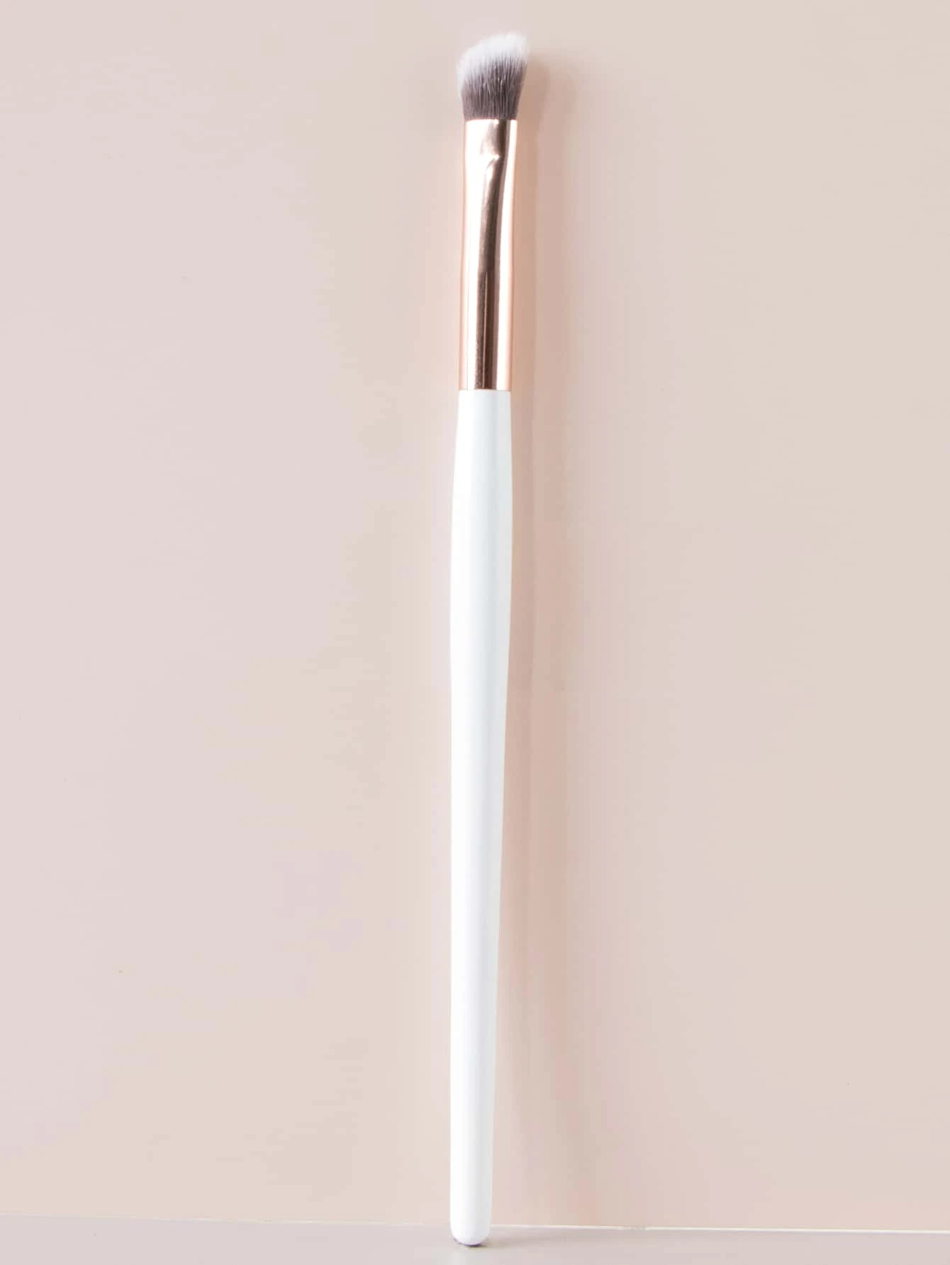 Concealer Brush, 1pc Wooden Minimalist Portable Multifunctional Makeup Brush Cosmetic Makeup Tool For Beginner - White - View 1