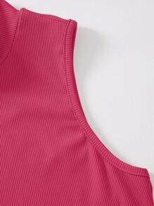 Chiquease Dây đeo chéo đan dây đơn giản - Màu Hoa hồng đỏ - Xem 3