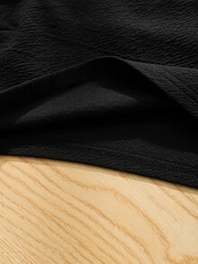 SHEIN Unity Solid Crop Cami Top - Black - View 5