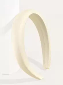 1 chiếc băng đô màu trơn thời trang dành cho nữ để đeo hàng ngày - Rượu sâm banh - Xem 1