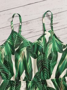 SHEIN Áo liền quần Gái Ngọc trai Nhiệt đới Boho - Nhiều màu - Xem 3